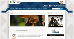 Desktop Screenshot of comunicaciones.utp.edu.co