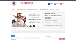 Desktop Screenshot of idcultura.utp.ac.pa