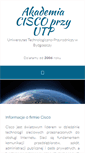 Mobile Screenshot of cisco.utp.edu.pl