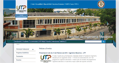 Desktop Screenshot of mecanica.utp.edu.co