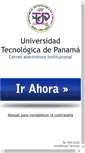 Mobile Screenshot of correo.utp.ac.pa